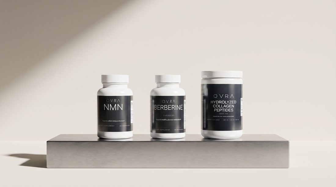 The OVRA range on a steel plinth